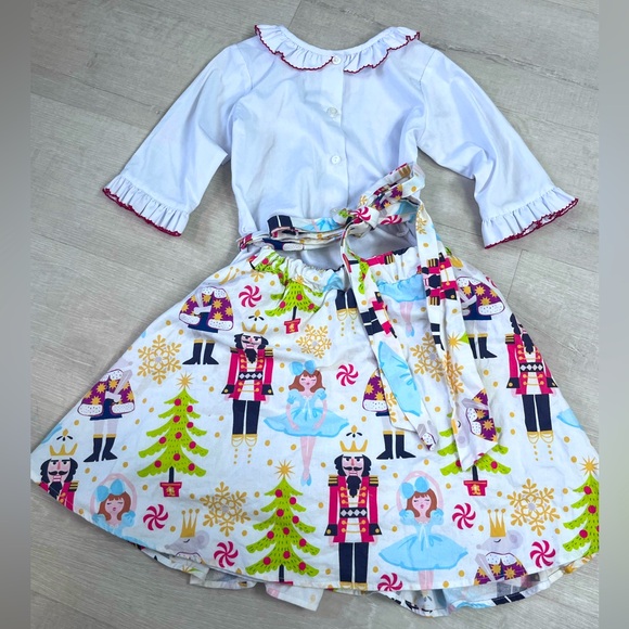 Le’Za Me Nutcracker Peter Pan Top and Skirt - Picture 1 of 9